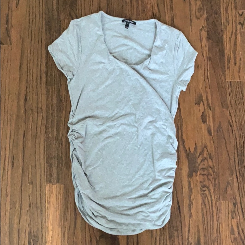 Isabella Oliver Ruched Grey maternity, size 4